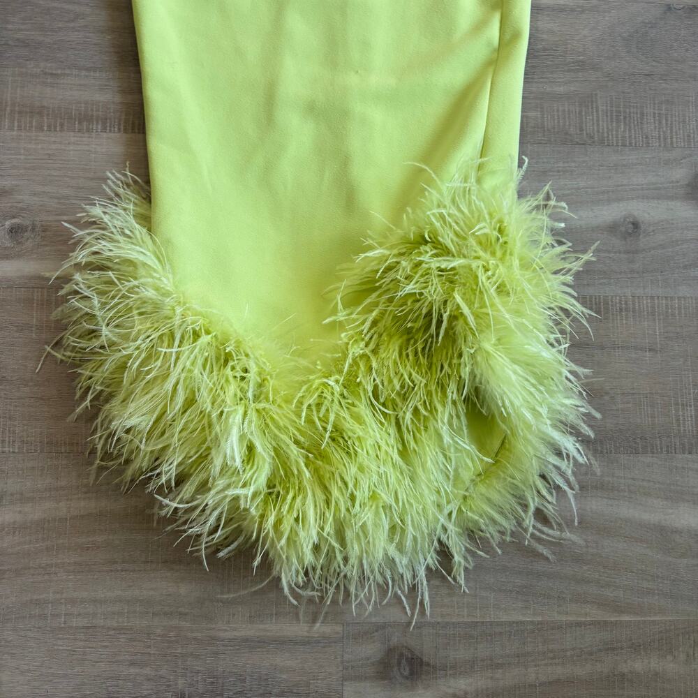 House of CB Alessia Lime Midi Dress Women Size XS - Picture 5 of 8